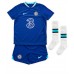Chelsea Thiago Silva #6 Fußballbekleidung Heimtrikot Kinder 2022-23 Kurzarm (+ kurze hosen)